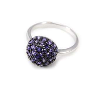 Ring silver Romy purple.   Taille 56 Jewelry