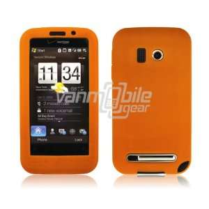  VMG Orange Premium Soft Silicone Rubber Skin Case for HTC 