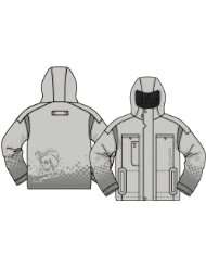 Skechers Boys Legend Winter Jacket with hood. Sizes (8   18)