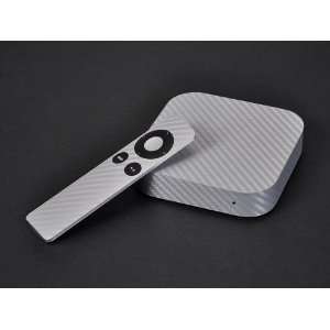  iTV, Apple TV, Carbon Decal Skin Sticker, Silver 