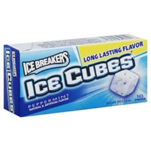 Ice Breakers Gum Ice Cube Peppermint   8 Pack  Grocery 