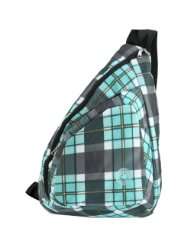 Plaid Classic Crossbody Messenger School Book Sling Bag