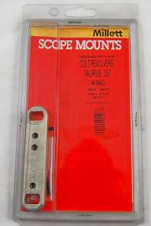 Millett Scope Mount for Colt Revolvers, Taurus 357 Mag New in Box 