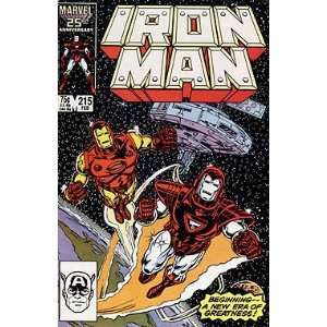  Iron Man (Vol. 1), Edition# 215 David Micheline, Bob Layton, Mark 