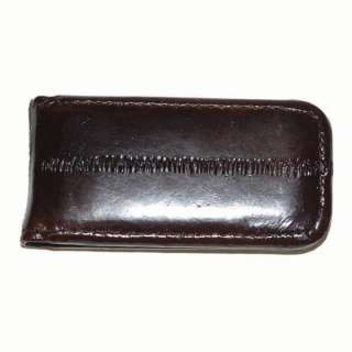 E334 EEL Skin Leather Magnetic Money Clip 803698920182  