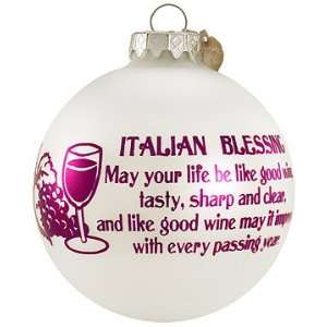  Italian Blessing Ornament