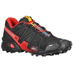 Salomon Speedcross 3 CS   Mens   Running   Shoes   Black/Bright Red