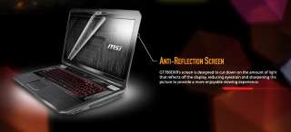 MSI GT783 625US Gaming Notebook nVidia GTX 580m I7 2670qm 128gb SSD 