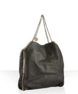 style #316581901 brown faux leather Falabella chain detail tote