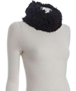 Grace Hats black faux fur Poodle Snood scarf  