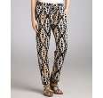 Wyatt navy garden print cuffed woven pants  