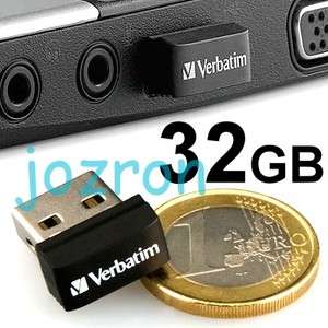 Verbatim Netbook 32GB 32G USB Flash Nano Pen Drive Mobile Car Tablet 