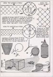 How To Make & Repair Fishing & Sports Nets on CD  