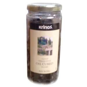 Oil Cured Olives, Italian Style (Krinos) 10oz  Grocery 