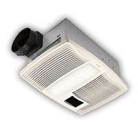 BROAN QTX100HL Ultra Silent Bathroom Fan with Light and Heater  