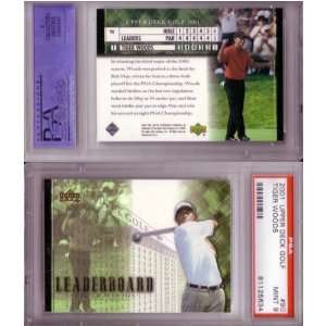  2001 Upper Deck Golf # 90   Leaderboard Tiger Woods ROOKIE 