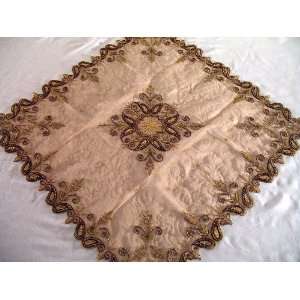   Handmade Net Square Table Linen Cloth Tablecloth 40