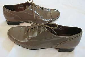 NEW J CREW Brown Patent Leather ELSBETH Oxford Shoes 8  