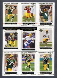 2005 Topps Green Bay Packers TEAM SET Aaron Rodgers RC  