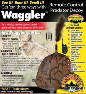 Cass Creek Waggler Predator Decoy, Game Call, Scent Dispenser System 