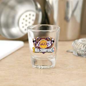  Los Angeles Lakers 2010 NBA Champions 2oz. Clear Shot 