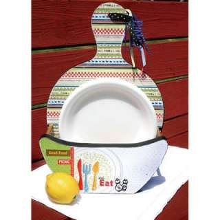   Adornit   Picnic Collection   Paper Plate Holder 654376600625  