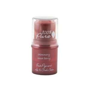  100% Pure Shimmery Cocoa Berry   Lip and Cheek Tint 