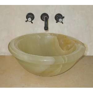  Luxexclusive Stone Vessel Sink Bowl Augusta Round CR. 18L 