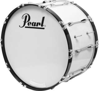 Pearl Competitor Marching Bass Drum #33 White 26x14 633816279850 