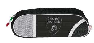 100% AUTHENTIC LAMBORGHINI ROUND PENCIL CASE TOMBOLINO  