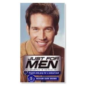   For Men Shampoo In Hair Color Medium Dark Brown Value Pack 6Pk Beauty