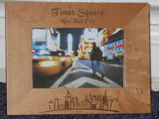 Times Square Picture Frame Personalized Souvenir  