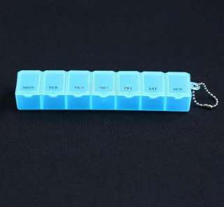 3pcs 7 Days Pill boxes Weekly Pill Container Pill Case  