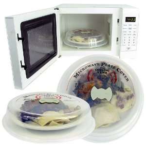  Microwave Plate Cover with Cooling Vent