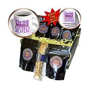 Janna Salak Designs Baby   Im the Middle Sister Purple   Coffee Gift 
