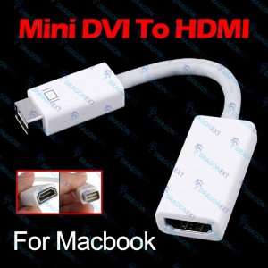  Mini Dvi To Hdmi Adapter Cable For Apple Macbook Imac 