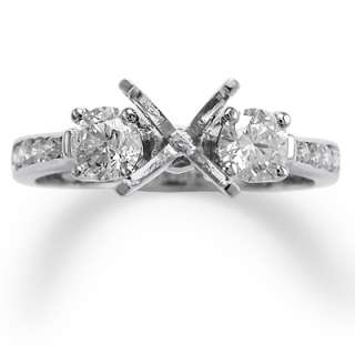 950 Platinum Semi Diamond Engagement Ring Setting  