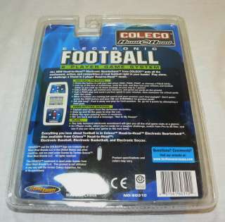 COLECO HEAD TO HEAD FOOTBALL ELECTRONIC 2 PLAYER LCD GAME   NEW 