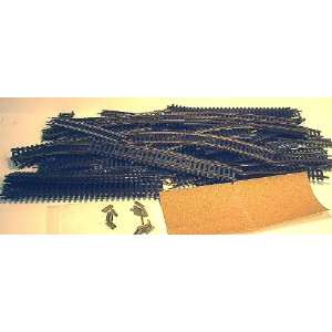  50 pieces of HO scale assorted track 