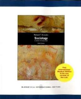 Sociology A Brief Introduction by Schaefer 9th Edition 9780073528267 