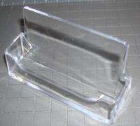 CLEAR COUNTERTOP BUSINESS CARD HOLDER HORIZONTAL  