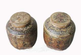 PAIR OF CHINESE ANTIQUE CYPRESS POTS  
