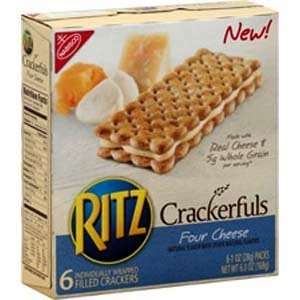 Nabisco Ritz Crackerfuls 4 Cheese (Pack of 12)  Grocery 