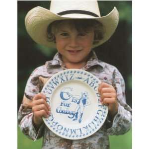 Emma Bridgewater Alphabet Childrens Cowboy Plate Baby