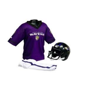   Baltimore Ravens NFL Youth Helmet and Uniform Set