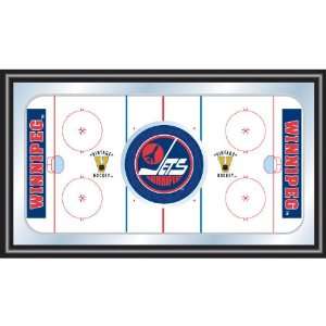 NHL Winnipeg Jets Framed Hockey Rink Mirror  Sports 