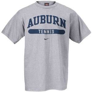  Nike Auburn Tigers Ash Tennis T shirt