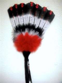 Native American Chief Flat Dance Fan  