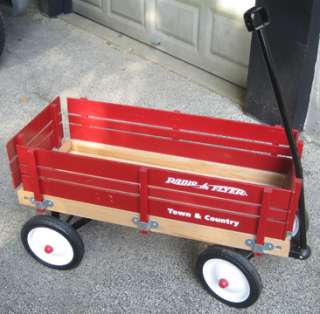 RADIO FLYER TOWN & COUNTRY CLASSIC WOODEN WAGON NEW #24  
