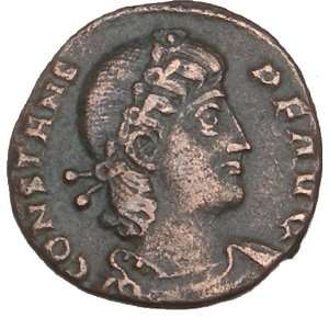 348 AD. ANCIENT ROMAN COIN Emperor Constans / Winged Victory Ancient 
